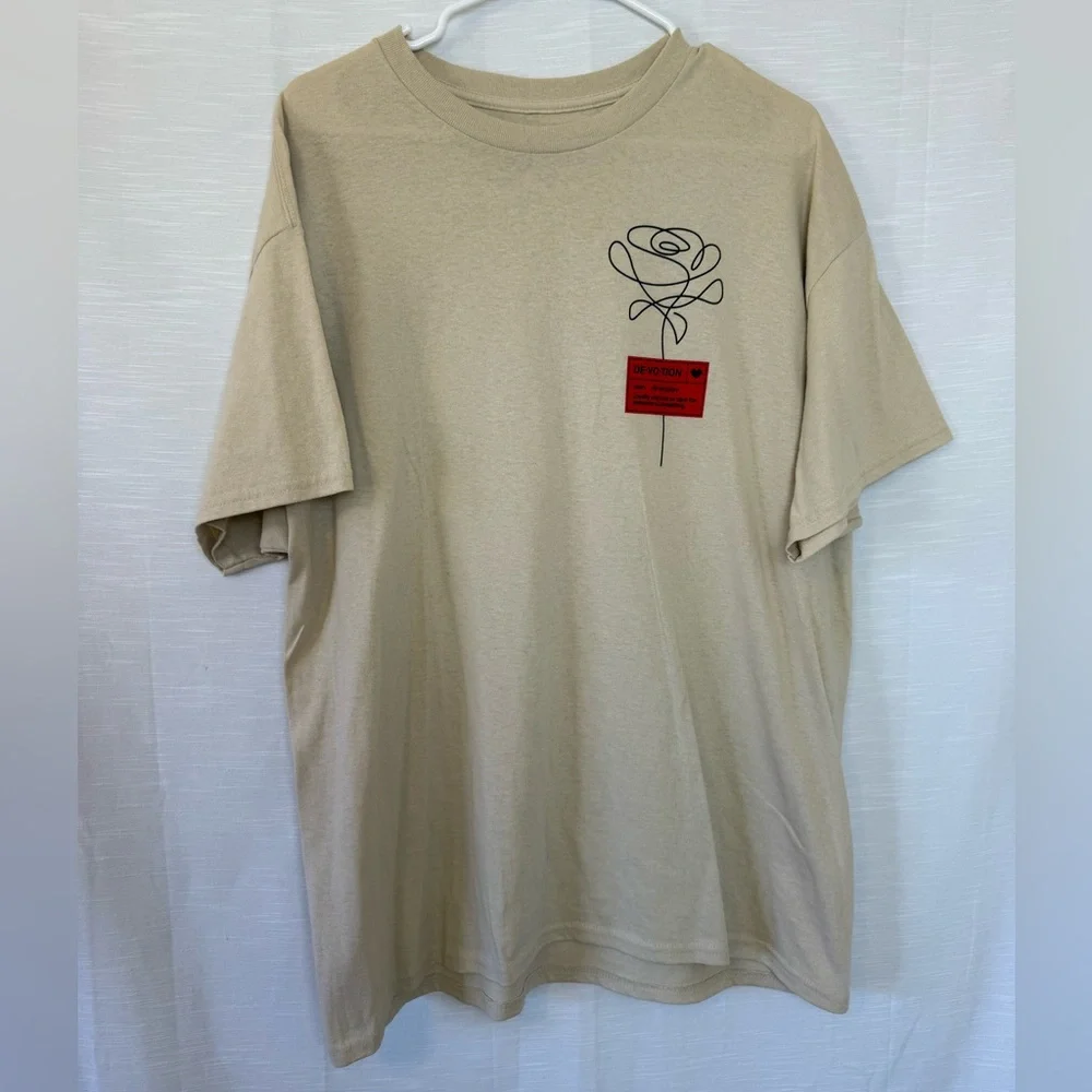 Fashion nova Loyalty Love And Care Short Sleeve Tee - Taupe